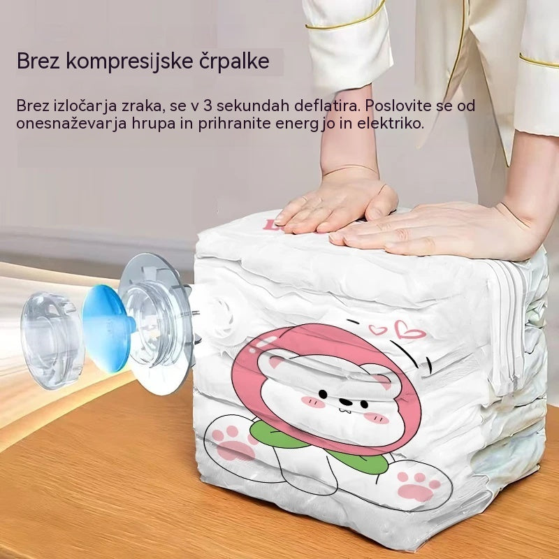 ✨🗃️ 5 artiklov za 28 evrov 💨 Velika, stisljiva vakuumska vrečka za shranjevanje: črpalka ni potrebna, neprepustna in idealna za prihranek prostora v kovčkih in doma ✈️