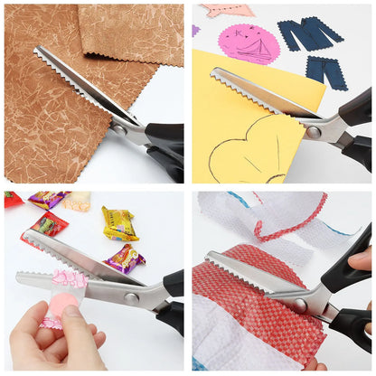 🔥✂️ Nazubljene škare za tkaninu, dostupne u 5 veličina.