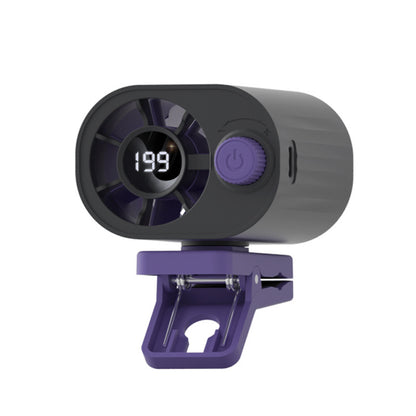 🌀 Hands-free ventilátor s LED displejom, integrovaným klipom a 199 nastaviteľnými rýchlosťami