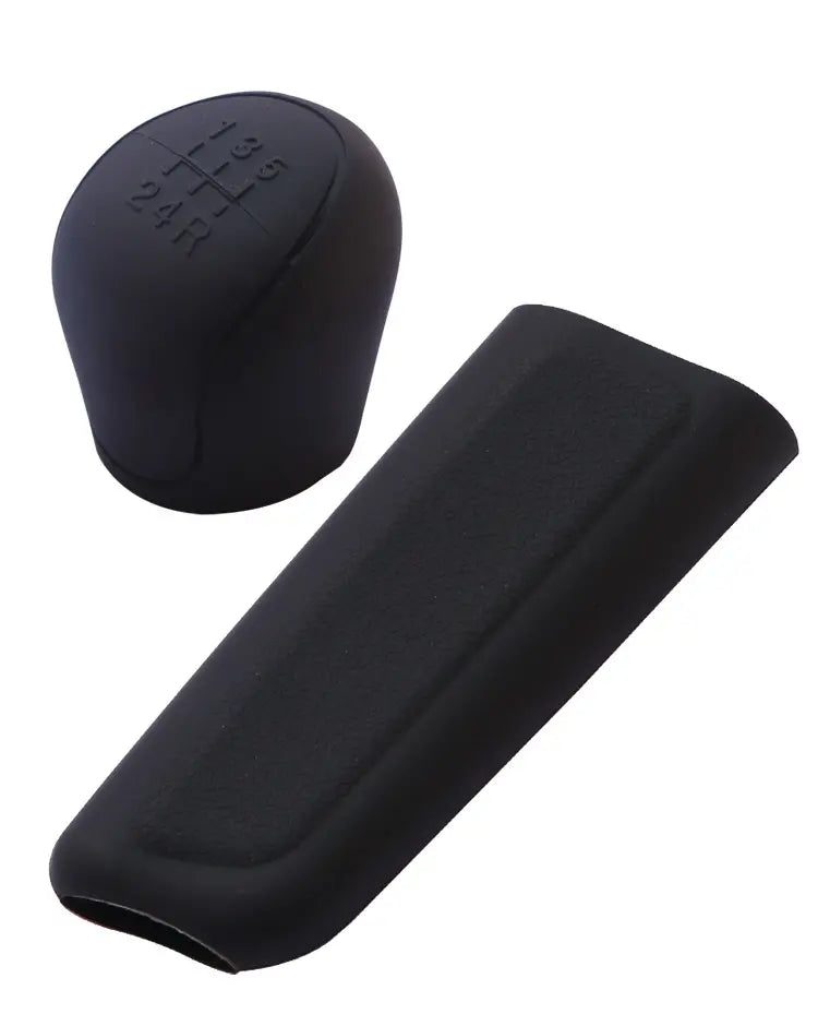 2 juegos por 26 euros【Fuelle de la palanca de cambios*2 + funda del freno de mano*2】 ✨ Ajuste universal: dale a tu coche un aspecto renovado con esta funda de silicona para la palanca de cambios 🚘
