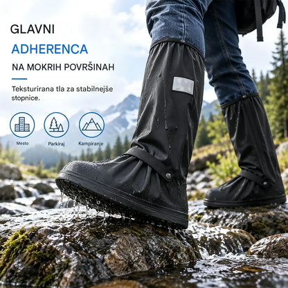 【1 par】Zaščitite svoje superge pred premočenjem! Trpežne vodoodporne prevleke za čevlje: nedrseče in zložljive – preproste za prenašanje v torbi 🌧️