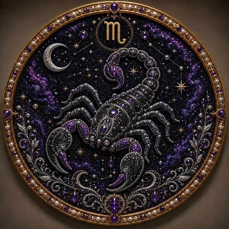 🎁🎁Kit de arte con perlas de los 12 signos del zodiaco