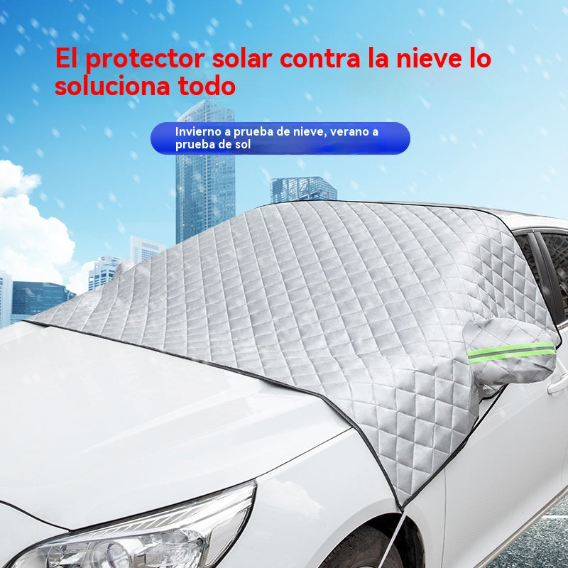 ☀️❄️Protector para parabrisas todo el año | Contra nieve, escarcha y sol