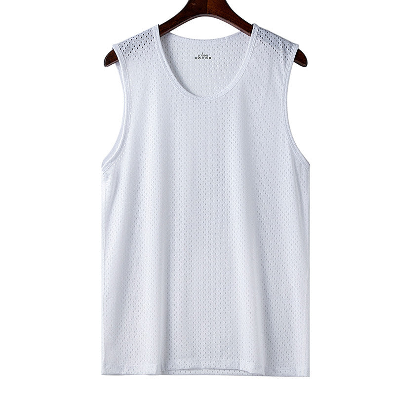 🔥🔥【2 piezas】【30-120kg】Camiseta informal de seda helada para hombre ✅ Ligera, transpirable y de secado rápido.