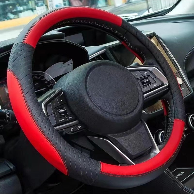 🔥Potah na volant z pravé kůže - Univerzální potah na volant do auta, protiskluzový, odolný