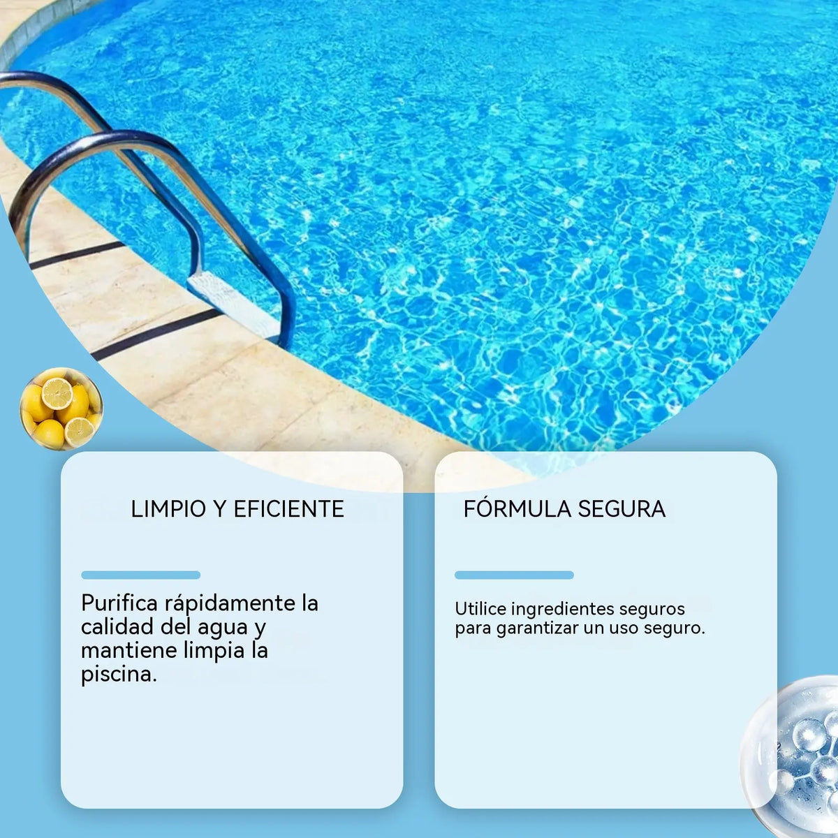🔥【Compre 1 y obtenga 1 gratis】🏊‍♀️💧Tabletas de limpieza para piscinas para un agua clara y cristalina.