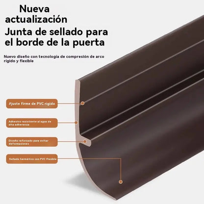 🚪🔥¡Compra 1 y llévate 1 gratis! 🔥 Burlete inferior de PVC para puertas – ✅Antipolvo y antiviento ✅Repelente de insectos y roedores