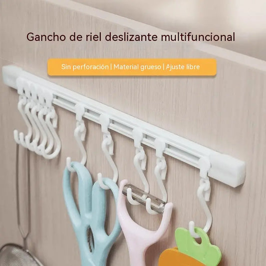 💞🧺Ganchos multifuncionales para cajones: no requieren perforación para su instalación.