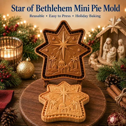✝️ Colección de mini moldes para tartas navideñas Faith & Nativity | Moldes reutilizables con relieve para dar forma a tartas con detalles como Jesús orando, el pesebre de la Natividad, etc. 🥧✨