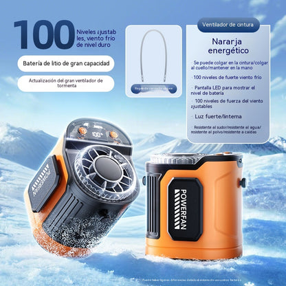 🔥¡Oferta especial! 🔥 Ventilador personal con pantalla LED manos libres