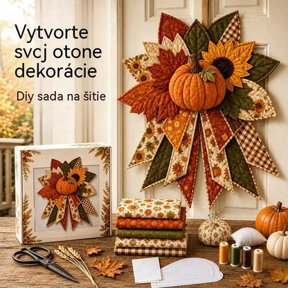 🎇🎄Prešívaná súprava na šitie na zavesenie na vianočné dvere (7 vzorov)