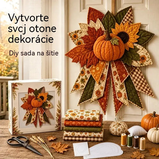 🎇🎄Prešívaná súprava na šitie na zavesenie na vianočné dvere (7 vzorov)