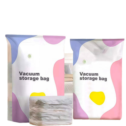 🧳【Juego de 5 piezas】💨 Bolsa de almacenamiento al vacío grande y compresible: no requiere bomba, es a prueba de fugas e ideal para ahorrar espacio en maletas y en casa ✈️