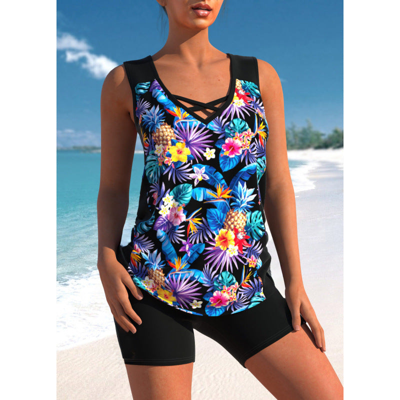 【30% DE DESCUENTO】👙 Traje de baño deportivo de dos piezas para mujer 【Tallas S-5XL】