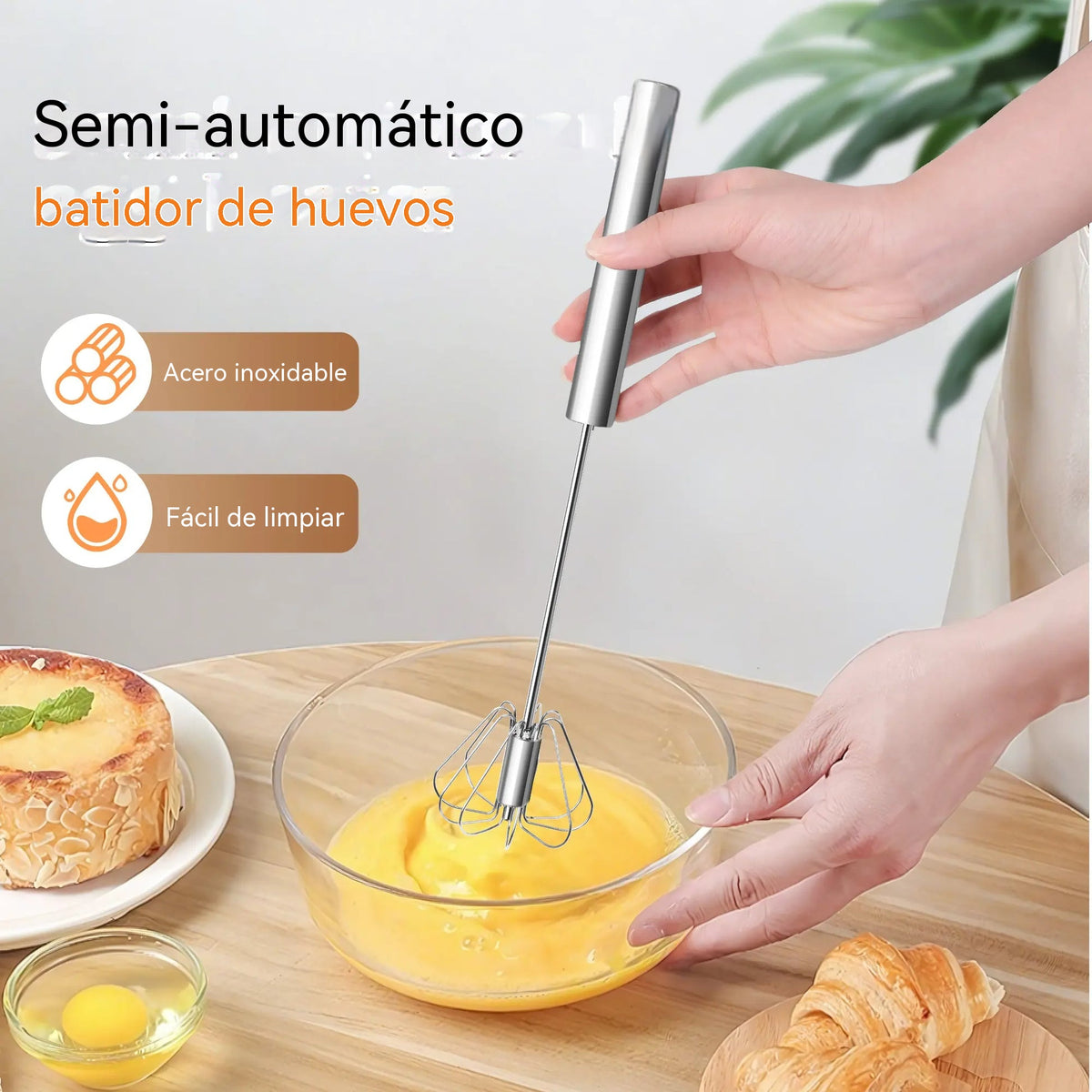 Αγοράστε 1, πάρτε 1 δώρο (30 εκ.)25€🍳🥚 Μαγειρικό σκεύος: Ημιαυτόματη χτυπητήρι αυγών