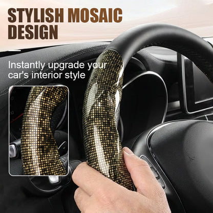【31€】1 juego de 2 piezas-Funda para volante segmentada con diseño de mosaico