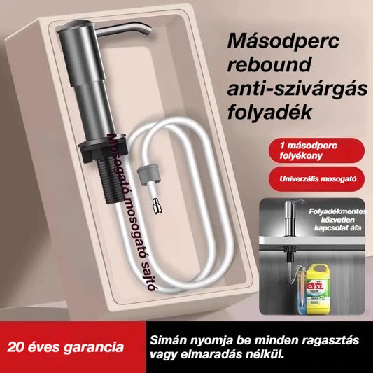 Fürdőszobai mosdó szappanadagoló hosszabbító csőkészlet