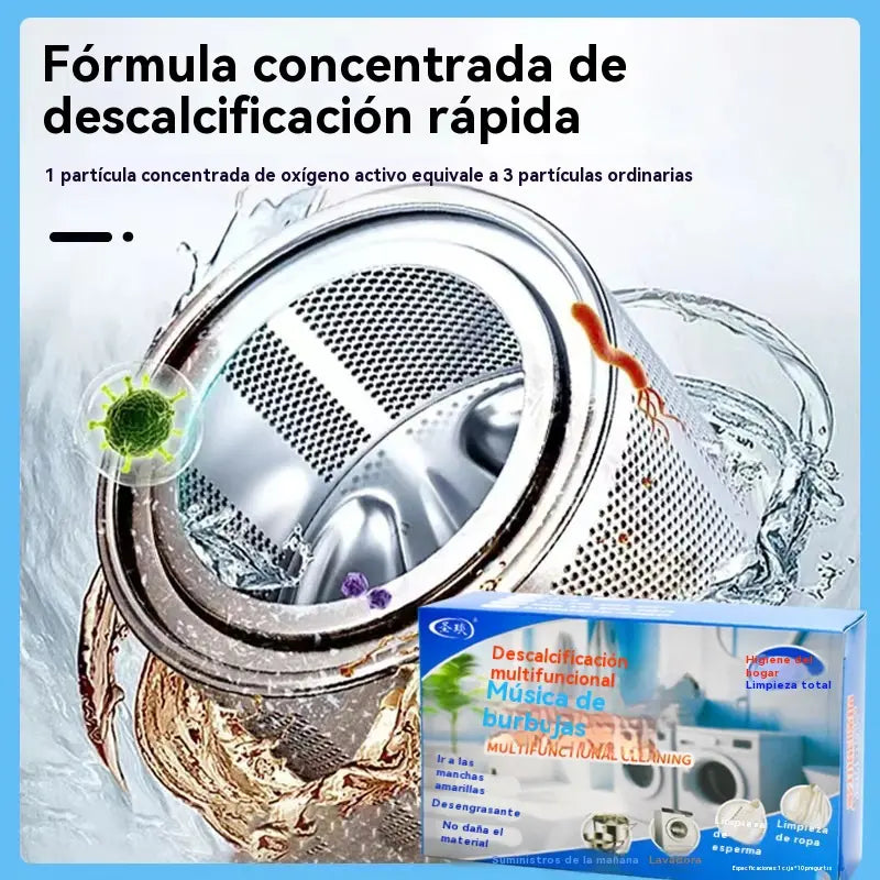 【30% OFF】🔥🔥【Compra 2 cajas y llévate 2 cajas gratis】🔥4 cajas por 23 euros✨【Limpieza rápida】🔥Pastillas de limpieza efervescentes multifuncionales para el hogar