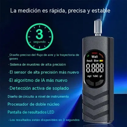 ⏰🎁Aireador recargable con pantalla LCD y función de transmisión de voz.
