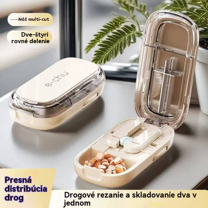 💊🧰 Prenosná, vzduchotesná, vlhkuvzdorná multifunkčná dózička na lieky