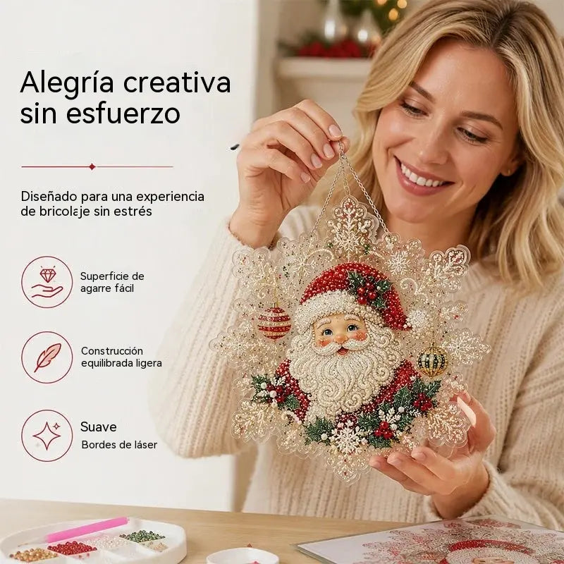 ⏰🎁Set božićnih ukrasa za slikanje dijamantima