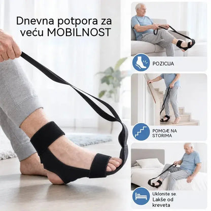 [Pakiranje od 2 komada] Trake za istezanje joge i ligamenata – Prozračne i podesive trake za istezanje gležnjeva i stopala za poticanje oporavka i poboljšanje fleksibilnosti