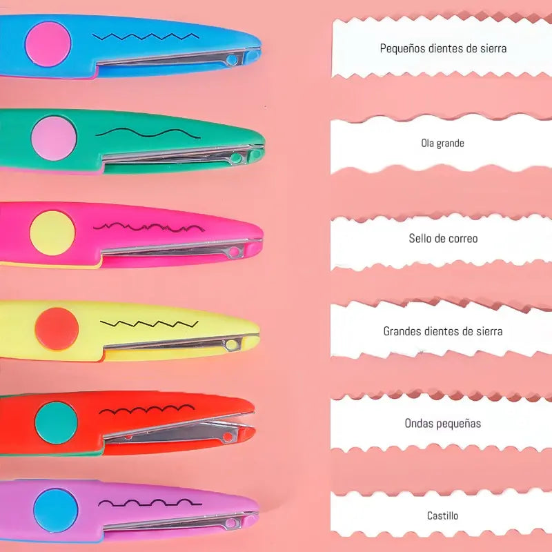 🥰 【Set od 6 komada】Samo 22 eura✂️🌈Sigurnosne škare za djecu (za kreativne projekte)