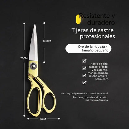 🎁🎁Tijeras de sastre de acero inoxidable: tijeras especializadas para la confección de prendas y manualidades.