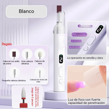 Torno de uñas eléctrico portátil y multifuncional
