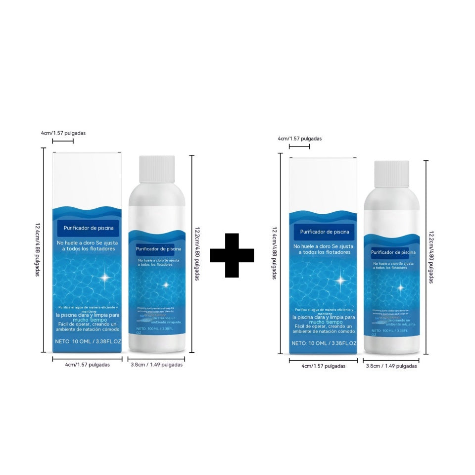 ⏰Compra 1 y recibe 1 gratis🏊‍♂️ 2 piezas 26 €🏊‍♂️ Líquido Clarificador para Piscinas – Agua Transparente en Horas, Sin Esfuerzo ✨