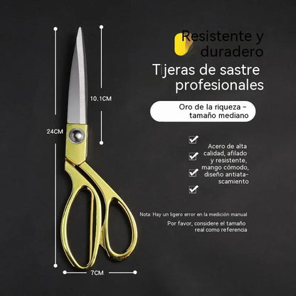 🎁🎁Tijeras de sastre de acero inoxidable: tijeras especializadas para la confección de prendas y manualidades.