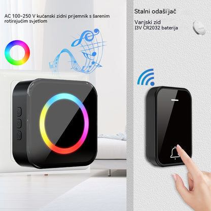 🔔🏠 2-u-1 pametno bežično zvono za vrata – bežično, vodootporno, jednostavno za instalaciju