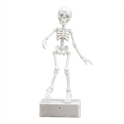 💧Adorno de acuario de esqueleto bailarín con burbujas💀