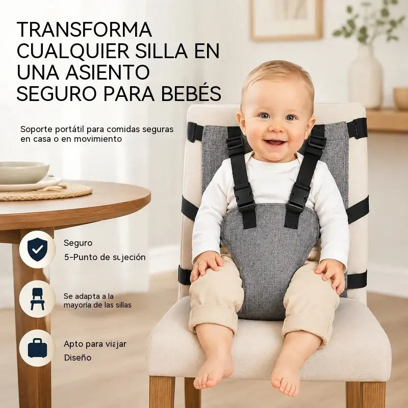 👶¡Disfruta ahora de un 50% de descuento! Cinturón de seguridad portátil para trona de bebé