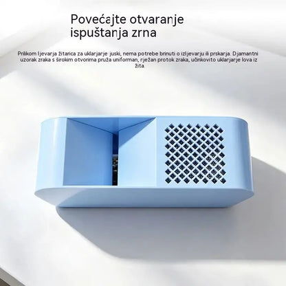 Sredstvo za čišćenje hrane za ptice: Brzo uklanja prazne ljuske, čineći hranu za ptice čišćom.