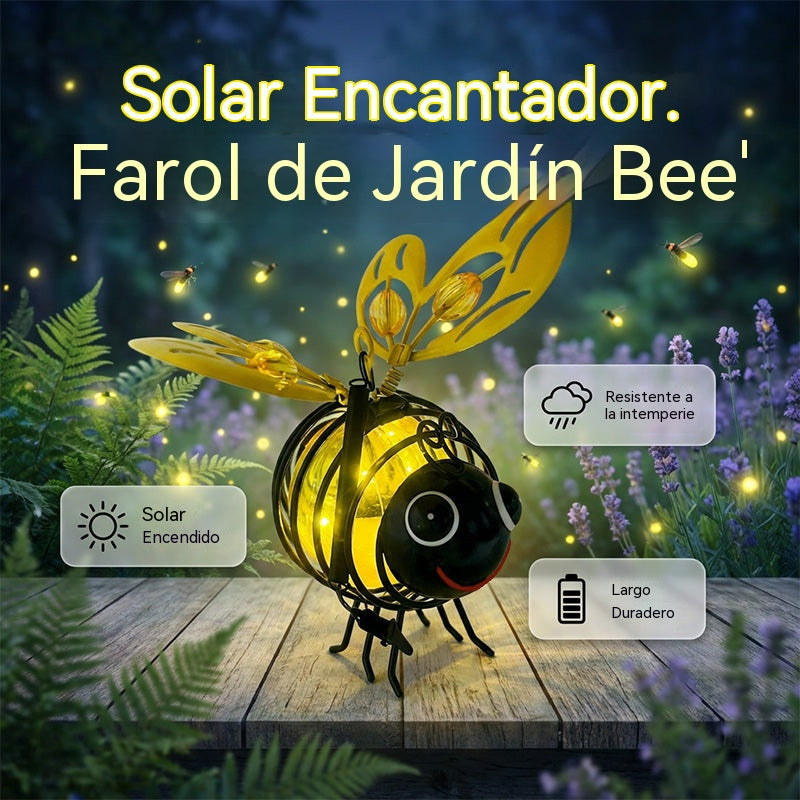2 artículos por 29 €🌙🍃Lámpara colgante solar con forma de abeja: luz ámbar cálida, sin parpadeos, ideal para fiestas en el jardín, acampadas o habitaciones infantiles🌞🌜