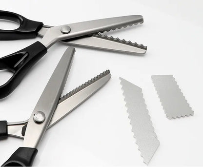 🔥✂️ Nazubljene škare za tkaninu, dostupne u 5 veličina.