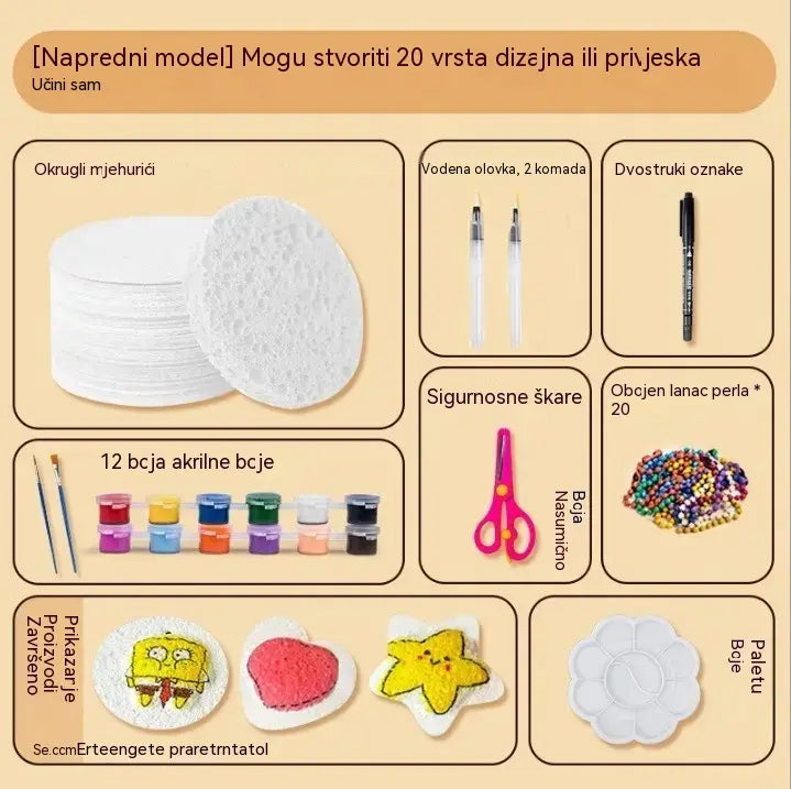 🎄Posebna ponuda iznenađenja! 🔮Savladajte čaroliju crtanja! 👩‍🎨Papir za crtanje s teksturom pjene🎁