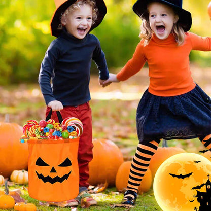 🎃Bolsa de dulces de calabaza que brilla en la oscuridad para Halloween — Luz LED