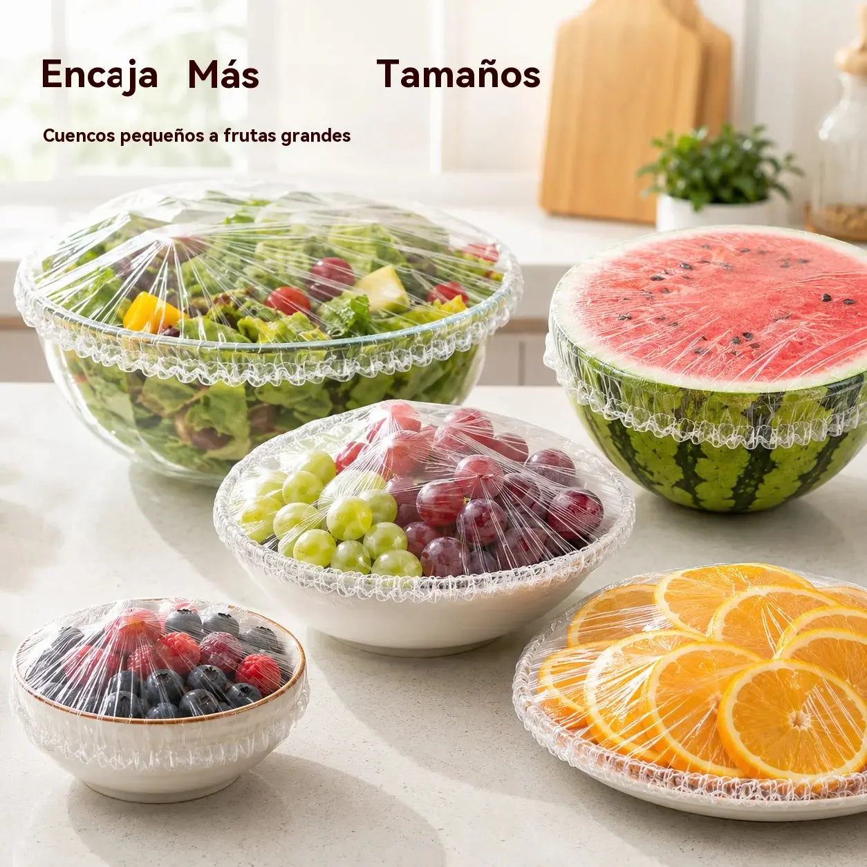 ⏳Oferta especial de último día: 200 tapas elásticas desechables para platos🔥