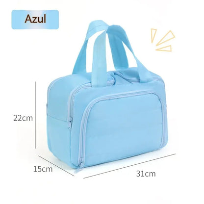 🎁🎁Nuevo neceser de gran capacidad, bolsa de almacenamiento portátil, neceser de viaje.