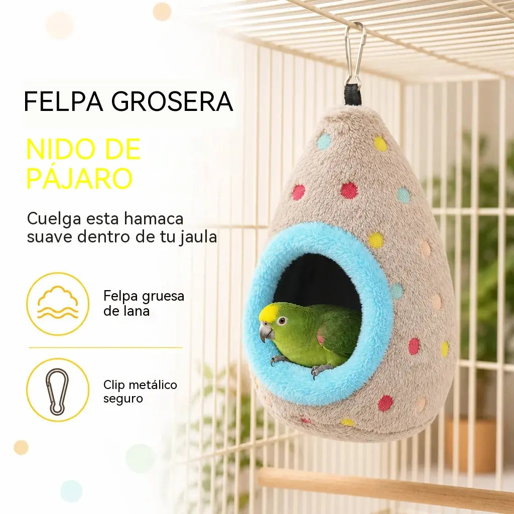 🐦 ¡Ahorra hasta un 50%! Hamaca colgante tipo nido de pájaro: algodón cálido, comodidad con forma de huevo ✨