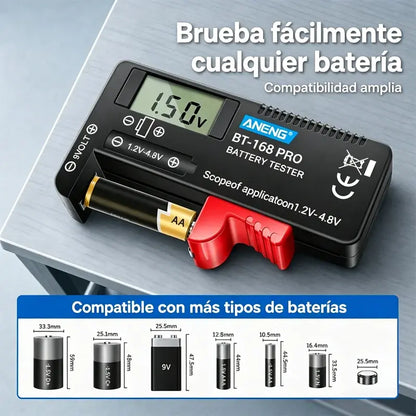 2 piezas 25€ 🔋Comprobador de potencia de batería de alta precisión