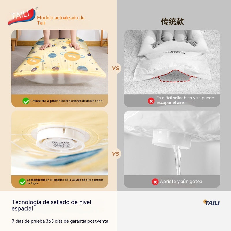 😆😆Bolsas de almacenamiento de compresión al vacío para ropa y ropa de cama.
