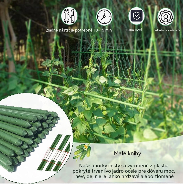 🌱🌱🌱 Lezecká věž Vines - silné ocelové trubky s plastovým vnějším krytem