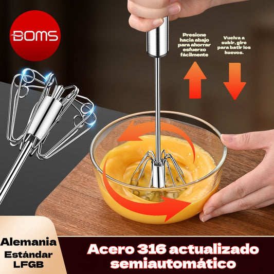 2 položky za 24 eur🎁Kúpte 1, 1 dostanete zadarmo🎁Poloautomatické a manuálne šľahače vajec z nehrdzavejúcej ocele