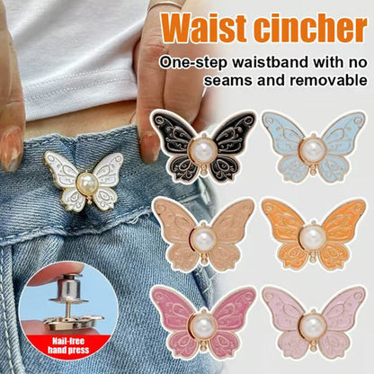 10 piezas🦋Hebilla de ajuste de cintura extraíble en forma de mariposa✨