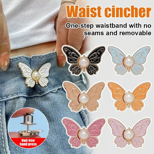 10 piezas🦋Hebilla de ajuste de cintura extraíble en forma de mariposa✨