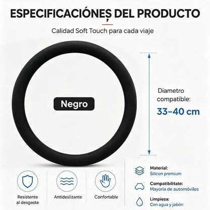 Funda protectora para el volante del coche