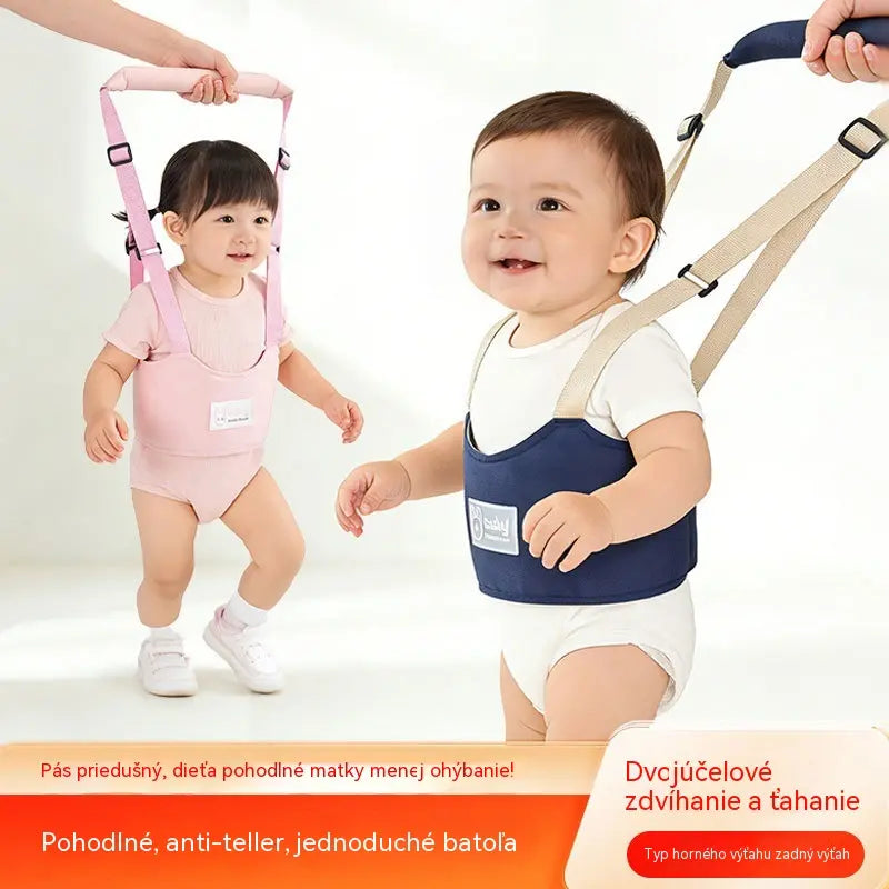Dětský pěší postroj 2 v 1 – prodyšný, ergonomický as ochranou proti pádu 👶🚼